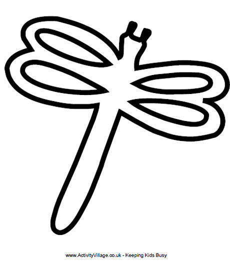 Dragonfly Template To Print