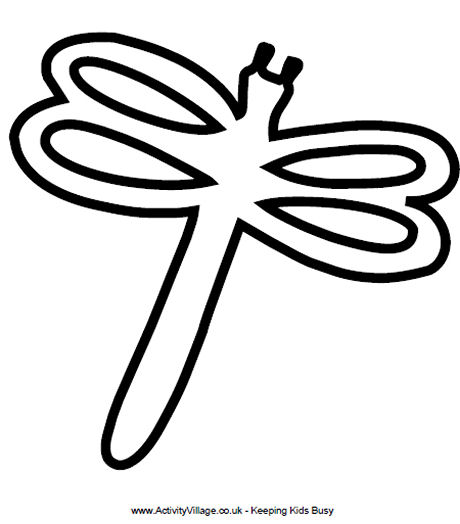 Dragonfly template Dragonfly template