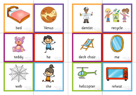 E Alternative Pronunciation Sorting Game
