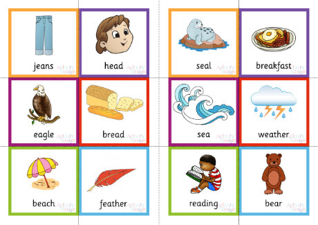 Ea Alternative Pronunciation Sorting Game