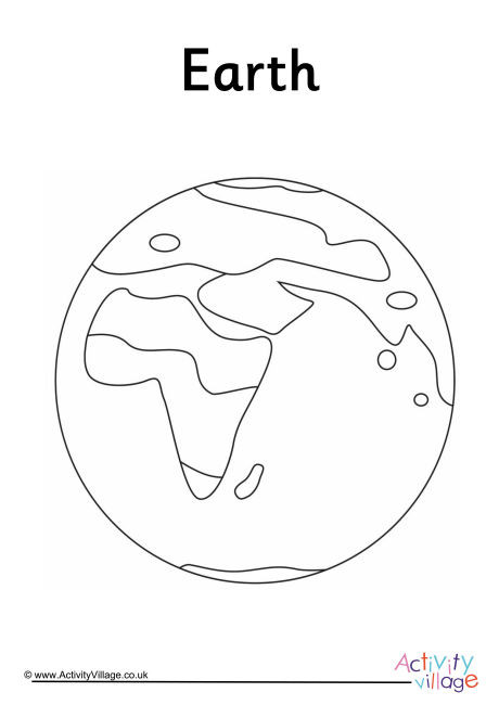 Earth's Spheres Coloring Page - 67+ DXF Include