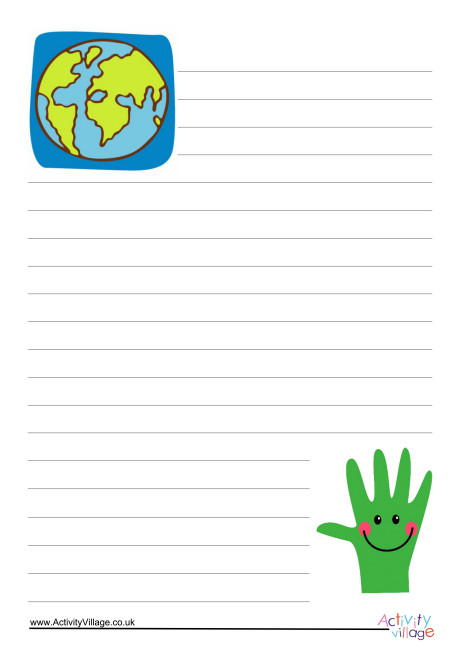Earth Day Writing Paper 2