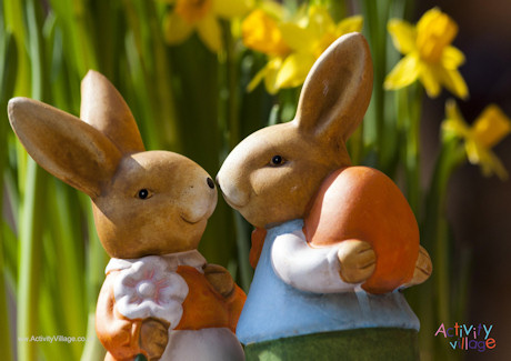 Easter Bunnies Poster