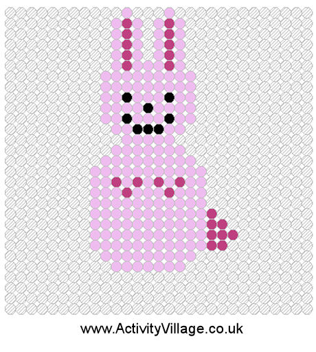 Easter Bunny Fuse Bead Pattern