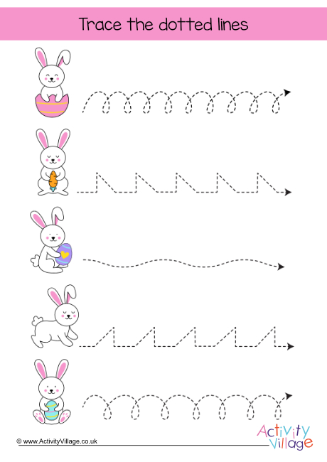Easter bunny handwriting readiness 3