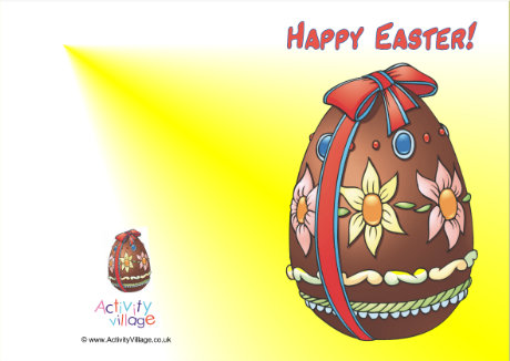 Easter egg card