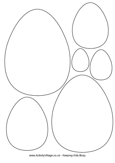 easter egg templates