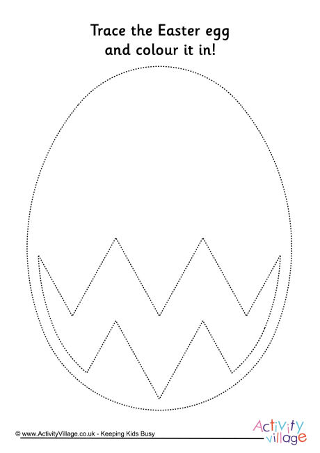 Easter egg tracing page 3