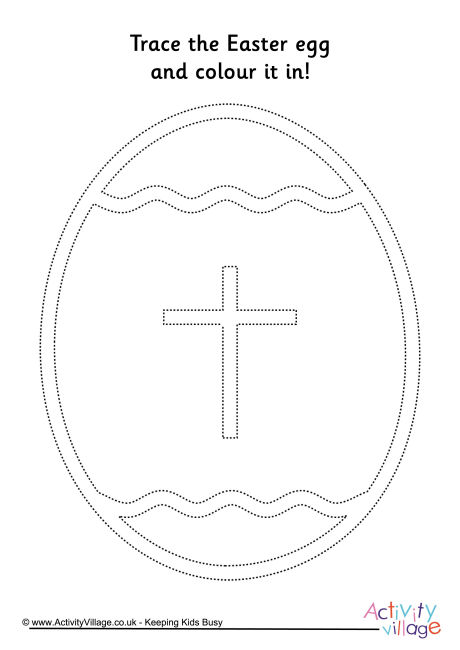 Easter egg tracing page 5