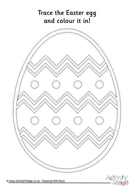 Easter egg tracing page 6