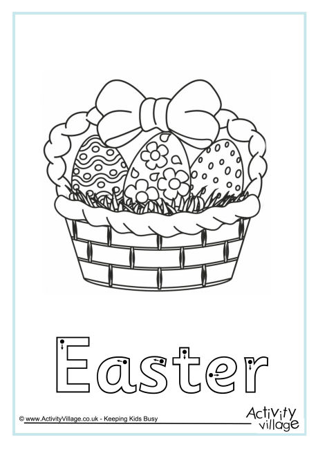 Easter finger tracing