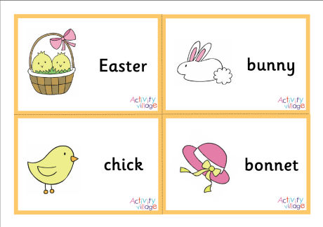 Easter flashcards - small