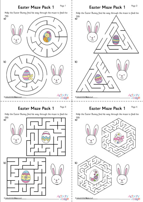 Easter Maze Pack 1