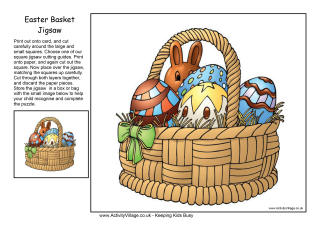 Easter Printable Jigsaws