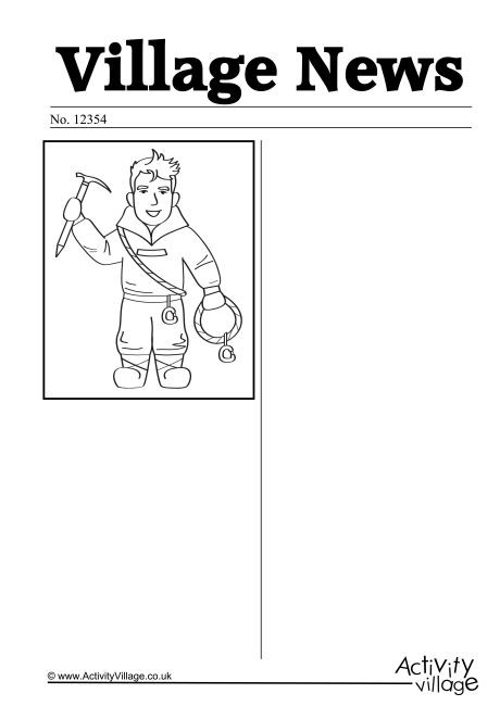 Edmund Hillary Newspaper Writing Prompt