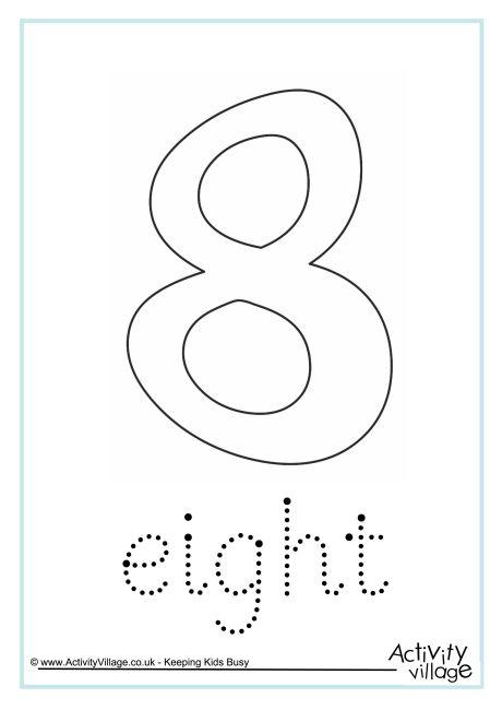 Eight Word Tracing