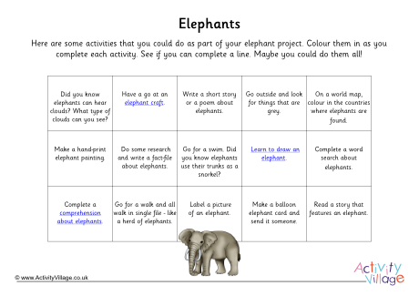 Elephant project activity challenge