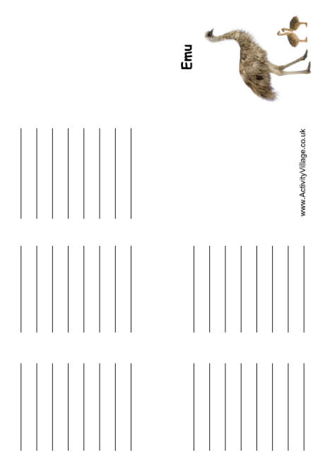 Emu mini booklet Emu mini booklet