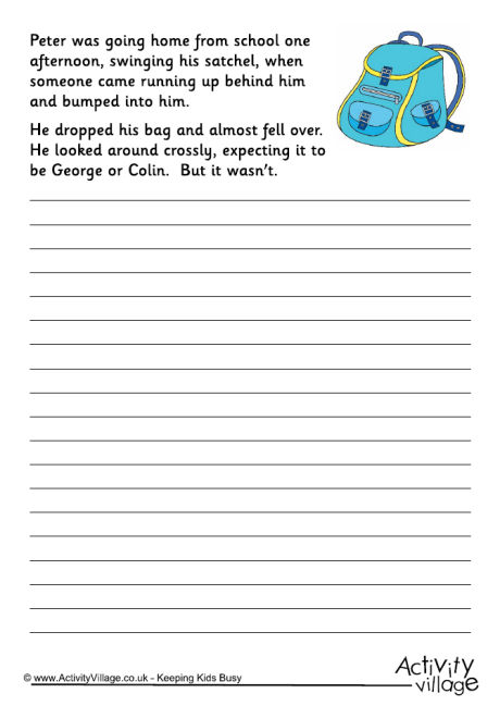 Enid Blyton story starter - Secret Seven