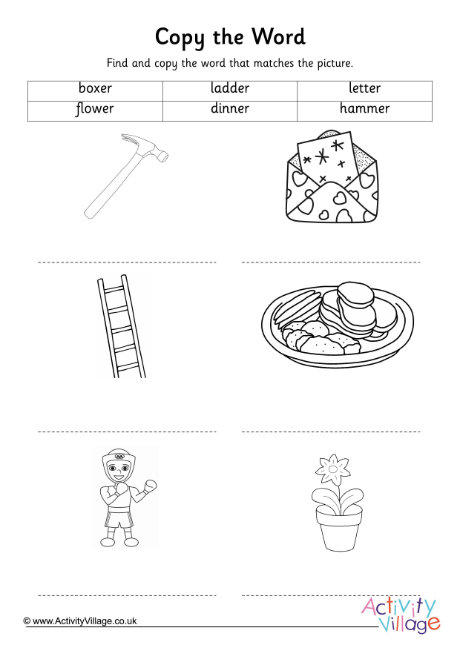 Er Digraph Copy The Word