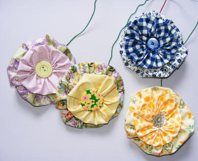 Fabric flower craft