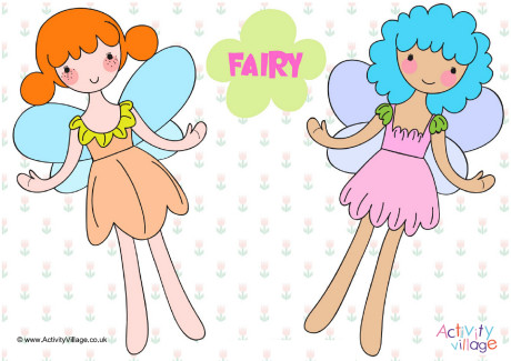 Fairy paper dolls Fairy paper dolls