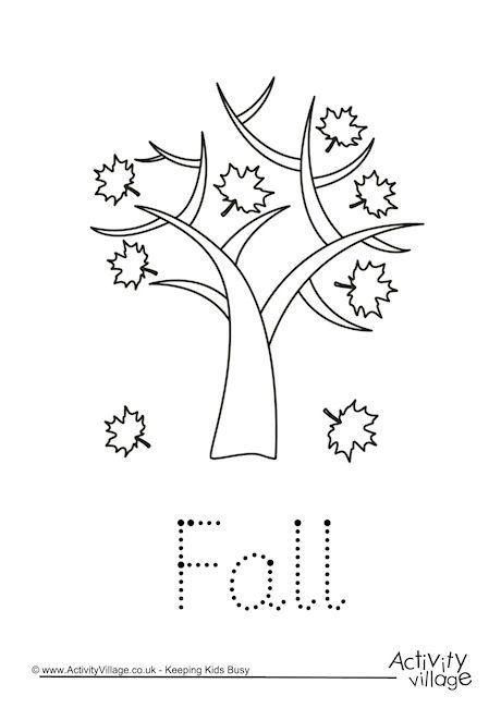 Fall word tracing