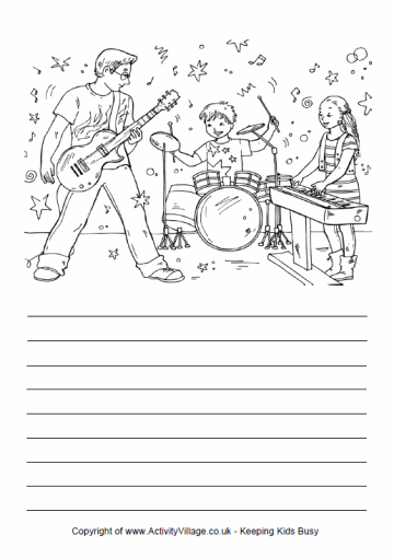 Family band story paper