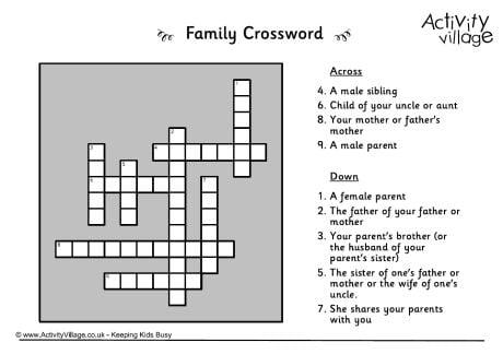 Family Crossword