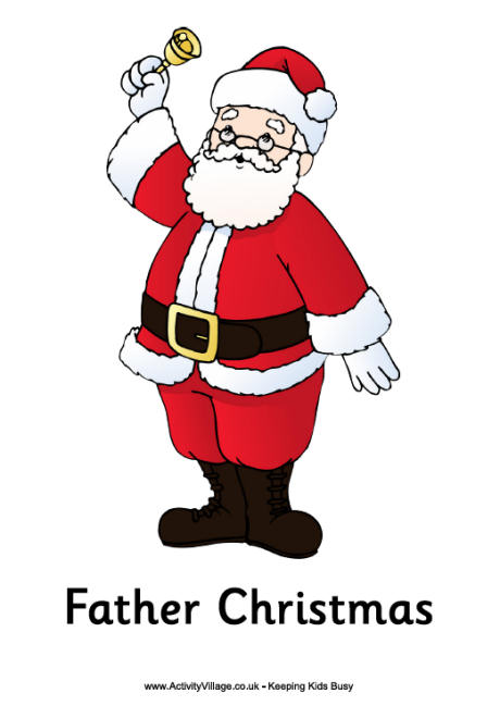Father Christmas poster 2