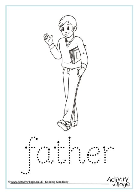Father word tracing