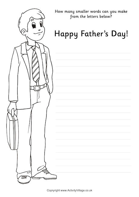 Father's Day - How many words