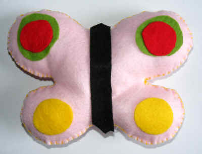 Felt butterfly craft for kids