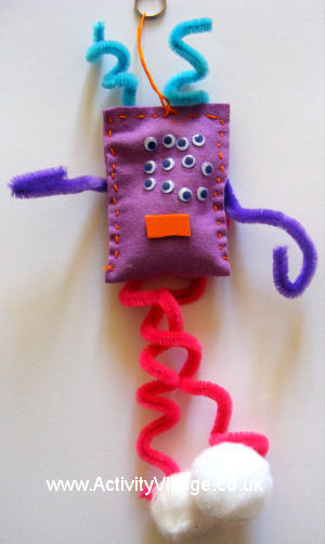 Felt monster craft