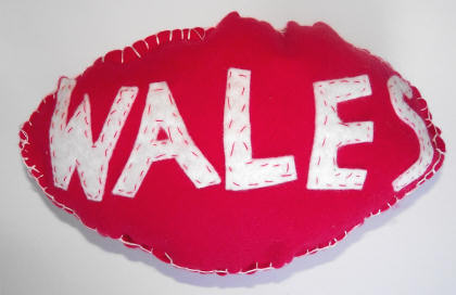 Felt rugby ball craft