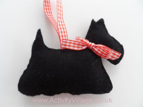 Felt Scottie Dog Softie