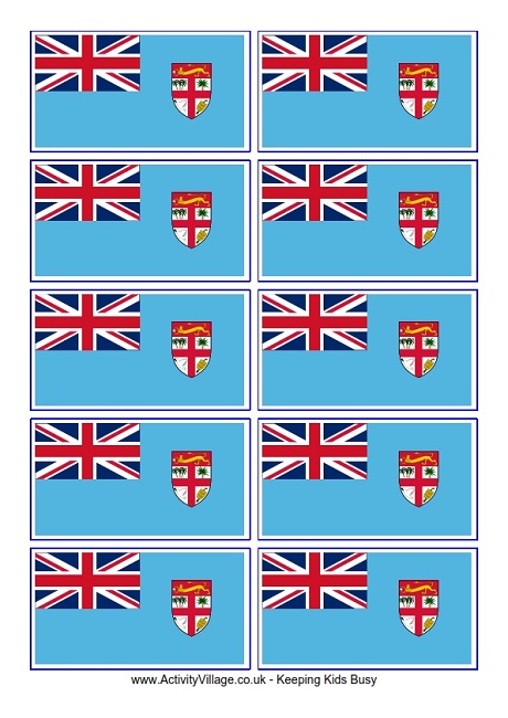 Fiji flag printable