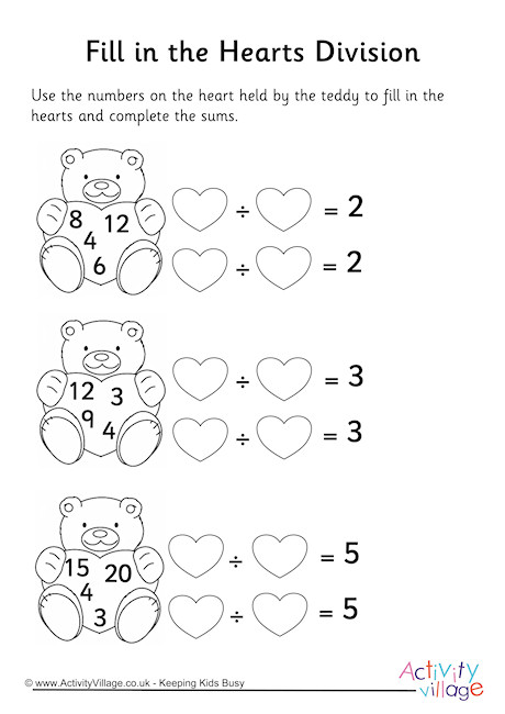 Fill in the Hearts Division