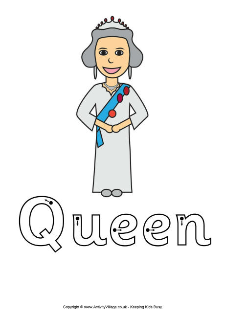 Queen finger tracing