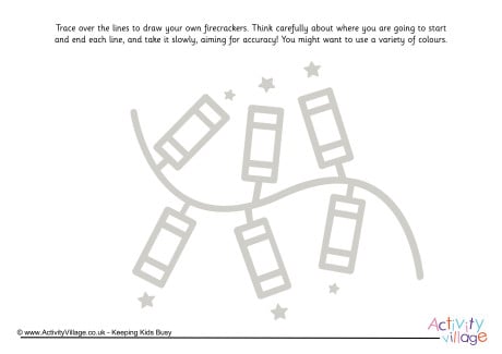 Firecrackers pencil control