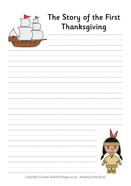 essay about the first thanksgiving