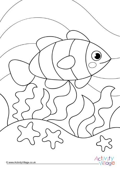 Fish Colouring Page 8