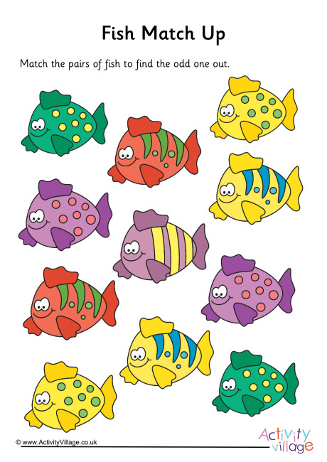 Fish Match Up Puzzle