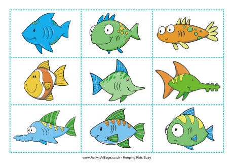 Fish matching game