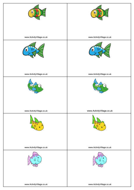 Fish name badges