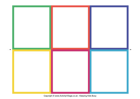 Printable flash card blanks - medium Printable flash card blanks - medium