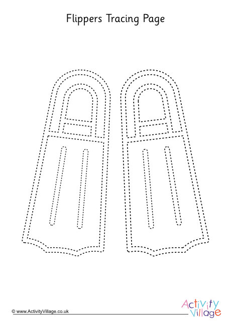 Flippers tracing page