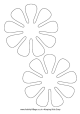 Flower template