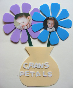 Flower photo frame to make