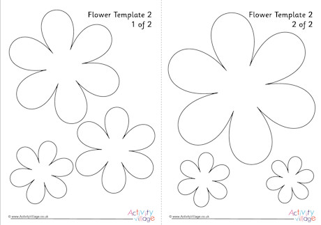 Flower template 2